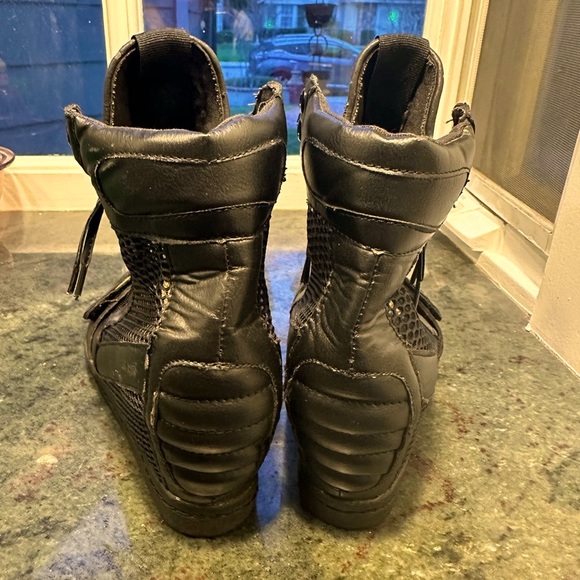 Alexander Wang mesh wedges sneakers booties nwot - Picture 8 of 10